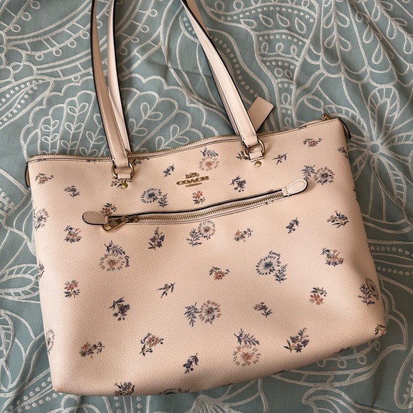 Coach Handbags - Coach Floral Tote Bag